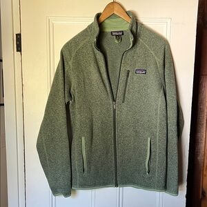 Patagonia Men's Green Full-Zip Fleece Jacket